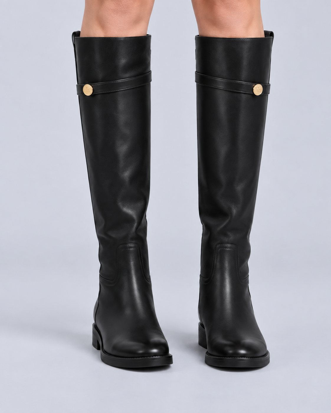 Women's Leather Knee-High Boots