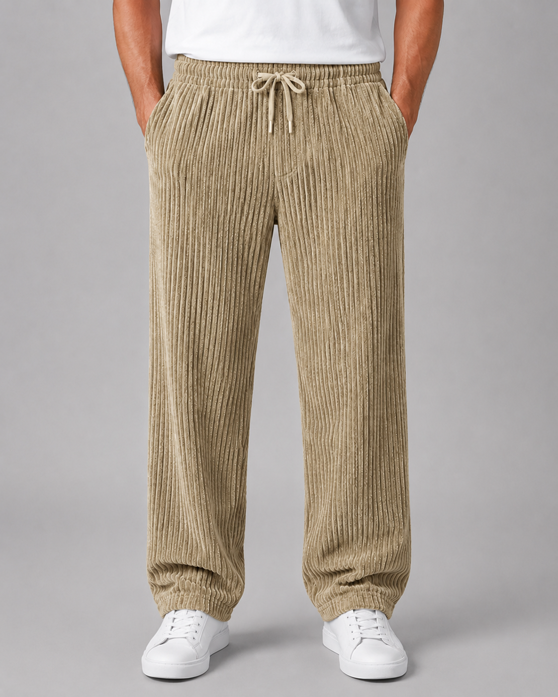 Corduroy Trousers for Men - Relaxed Fit