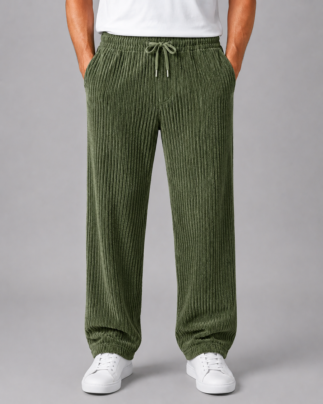 Corduroy Trousers for Men - Relaxed Fit