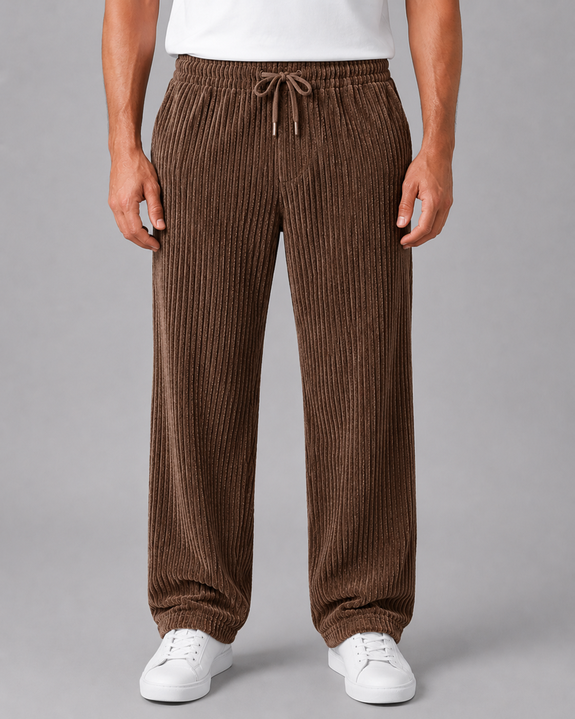 Corduroy Trousers for Men - Relaxed Fit