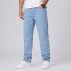 Men's Loose Fit Straight Leg Jeans