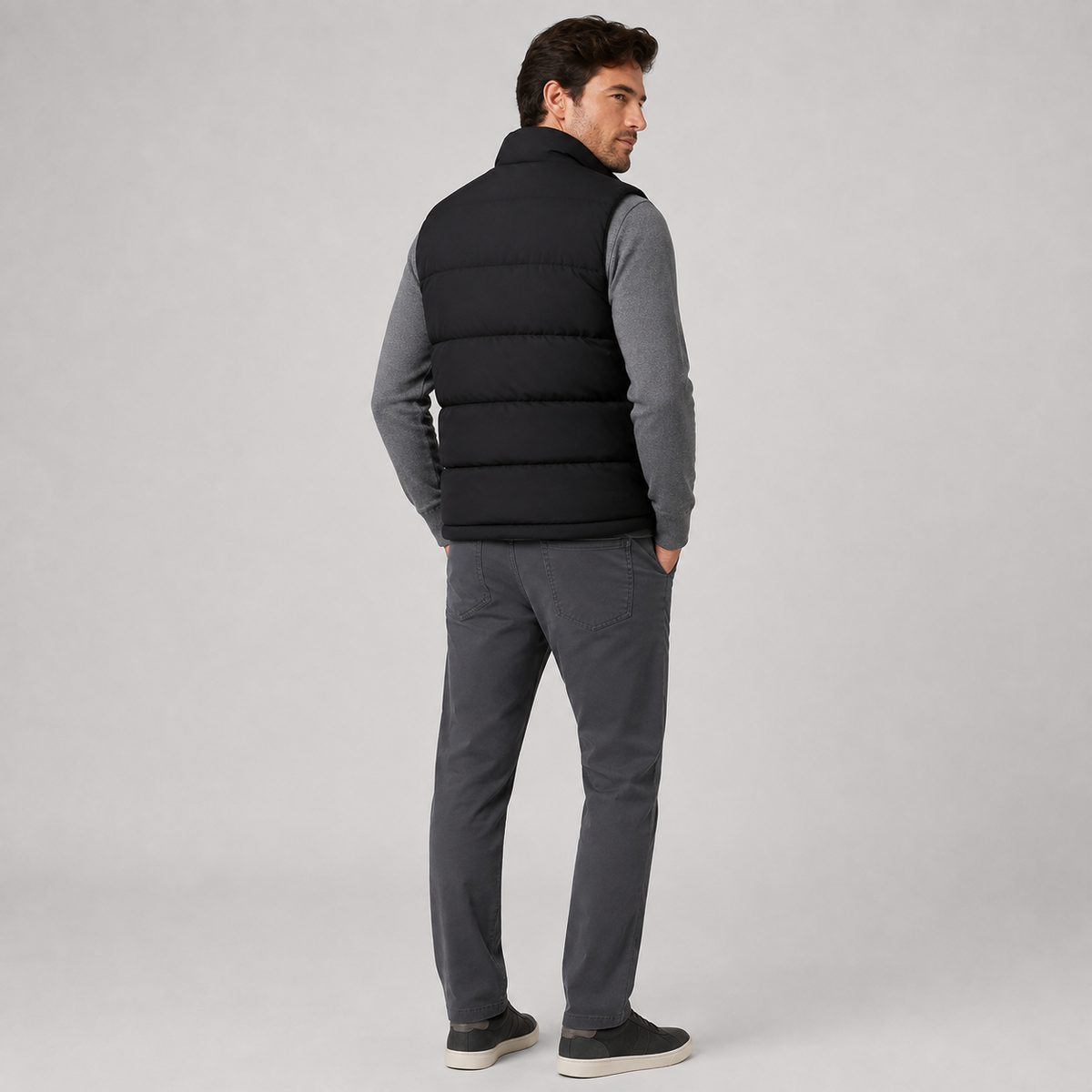 Men's Quilted Zip-Up Gilet