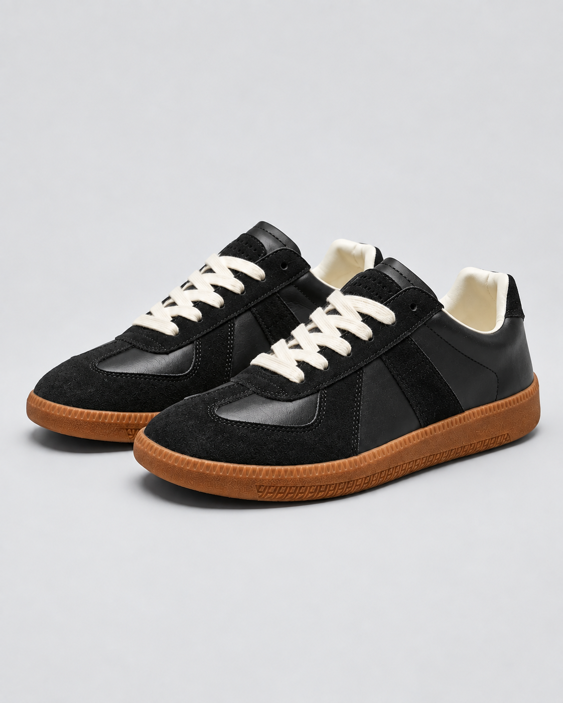 Men's Suede Lace-Up Retro Sneakers