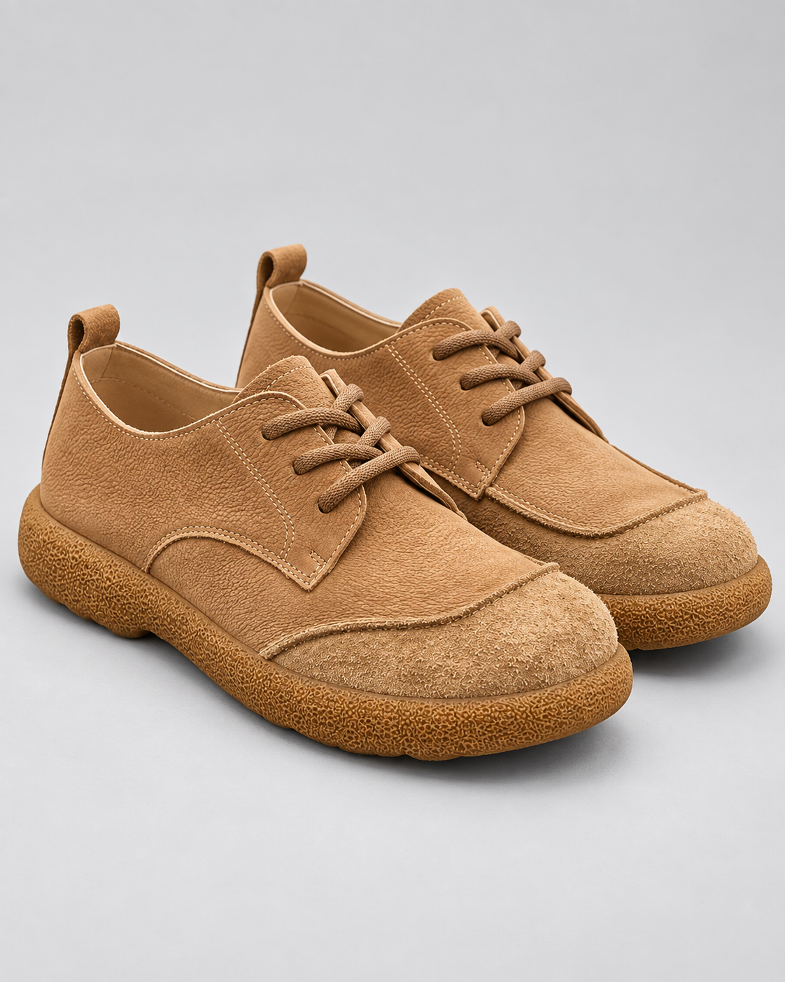 Men's Leather Orthopedic Walking Shoes with Support