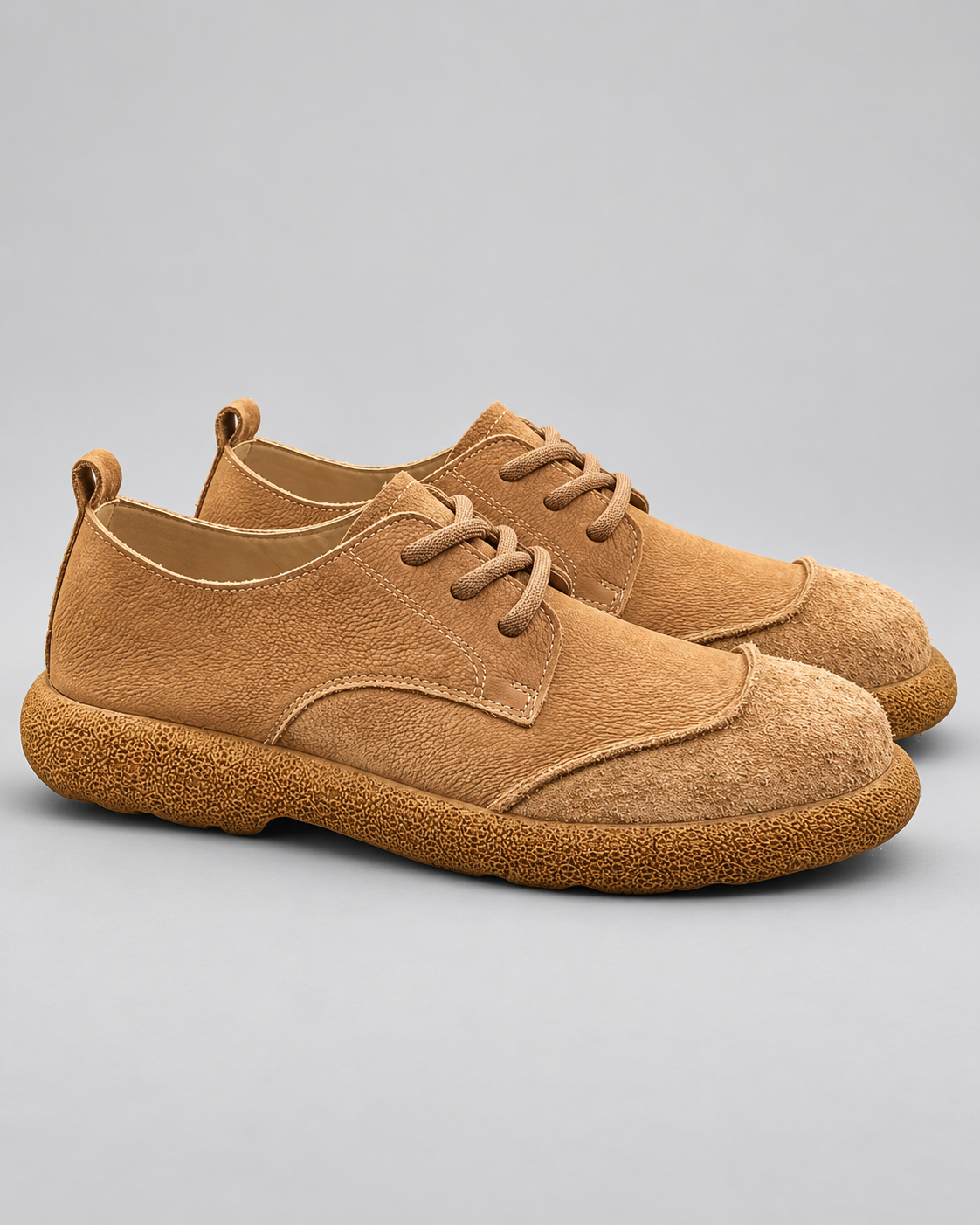 Men's Leather Orthopedic Walking Shoes with Support