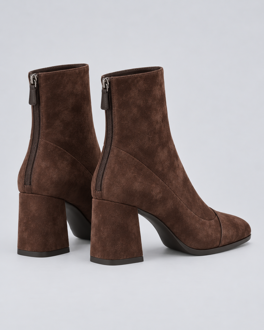 Women's Chic Ankle Boots with Block Heel & Leopard Print Toe