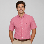 Men's Oxford Cotton Short-Sleeve Summer Shirt
