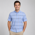 Men's Oxford Cotton Short-Sleeve Summer Shirt