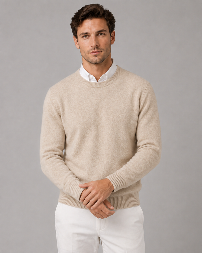 Men's Fine Wool Sweater – Classic Fit