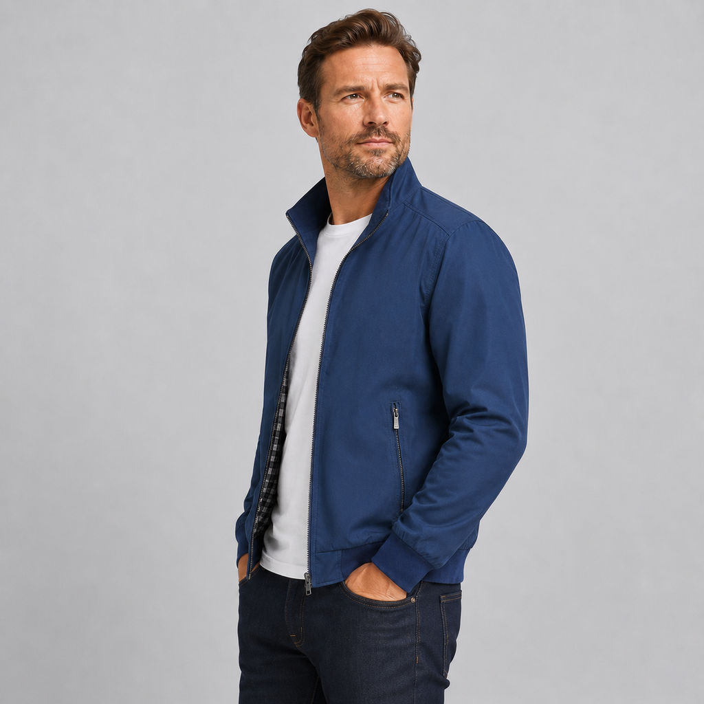 Men's Slim Fit Bomber Jacket