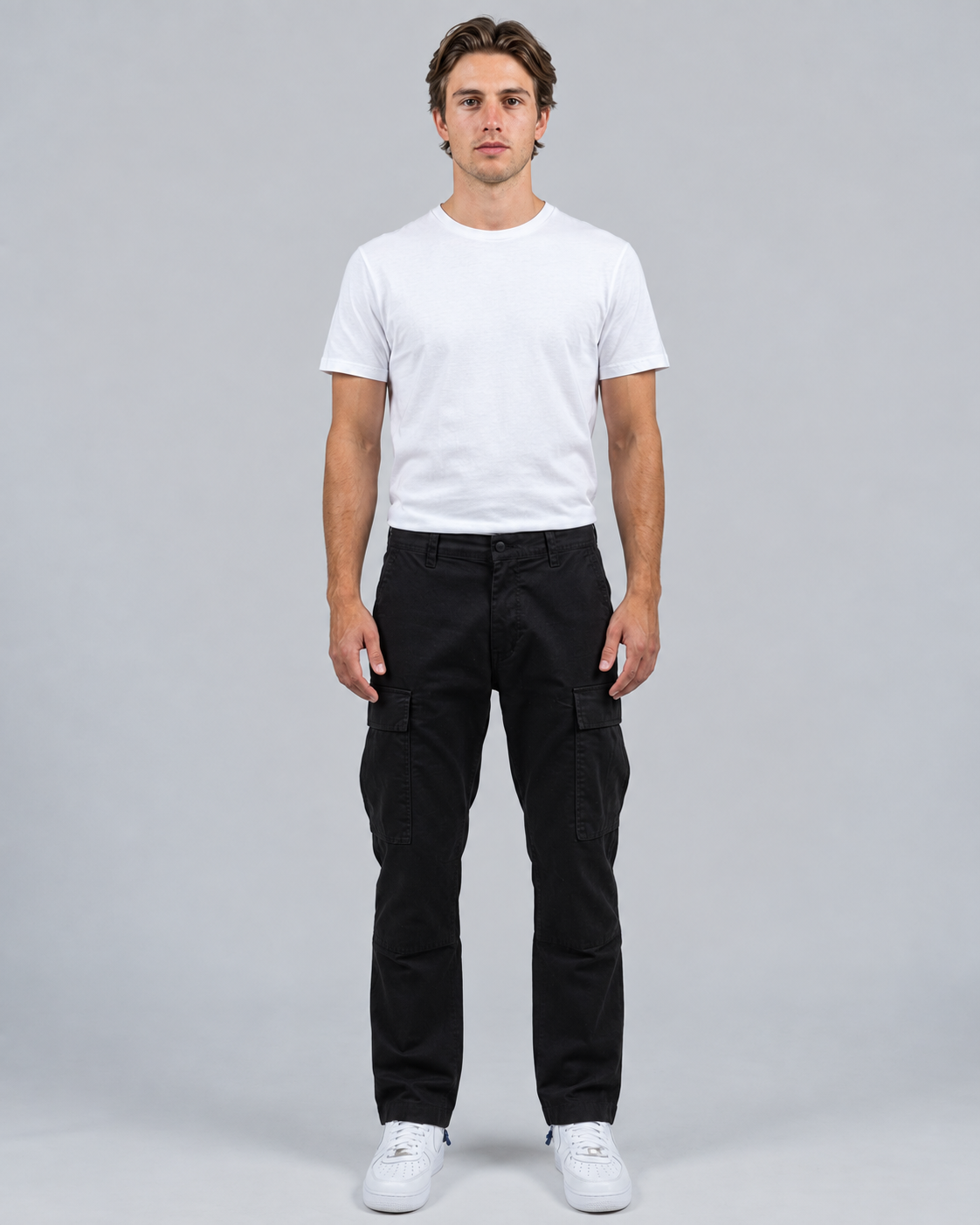 Men's Cargo Trousers with Multiple Pockets