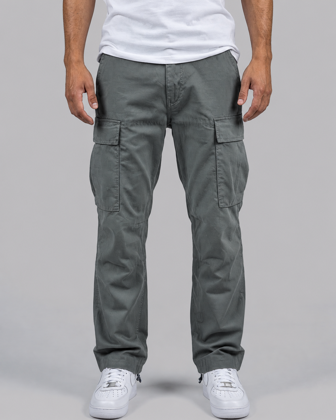 Men's Cargo Trousers with Multiple Pockets
