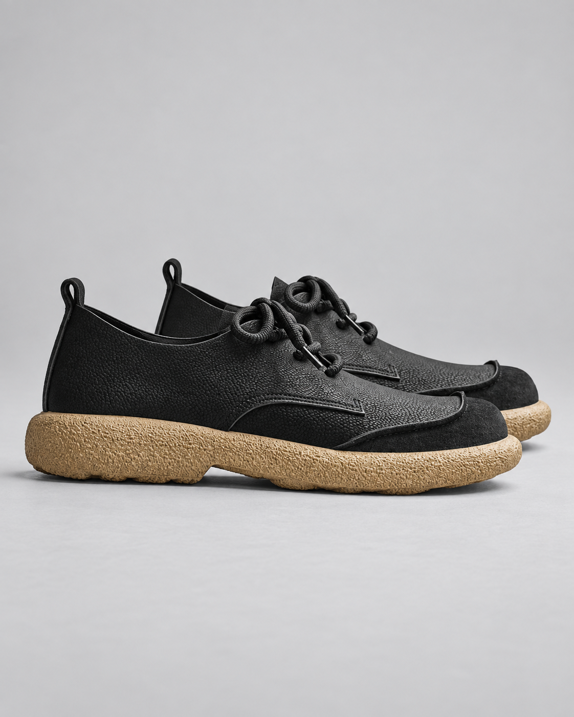 Men's Leather Orthopedic Walking Shoes with Support