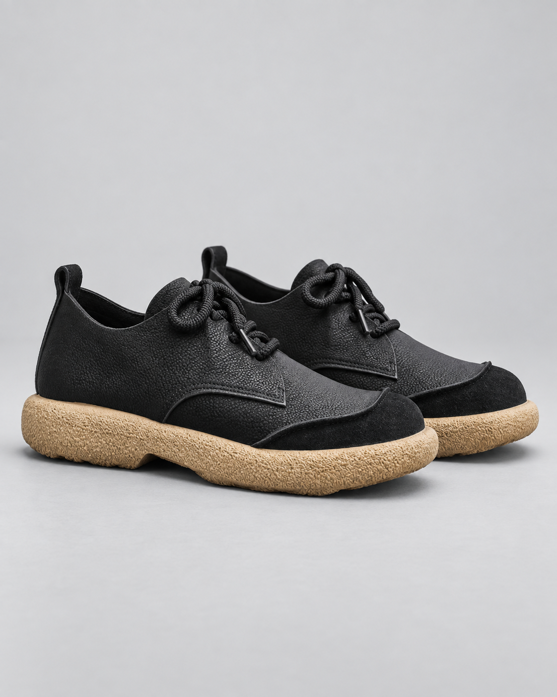 Men's Leather Orthopedic Walking Shoes with Support