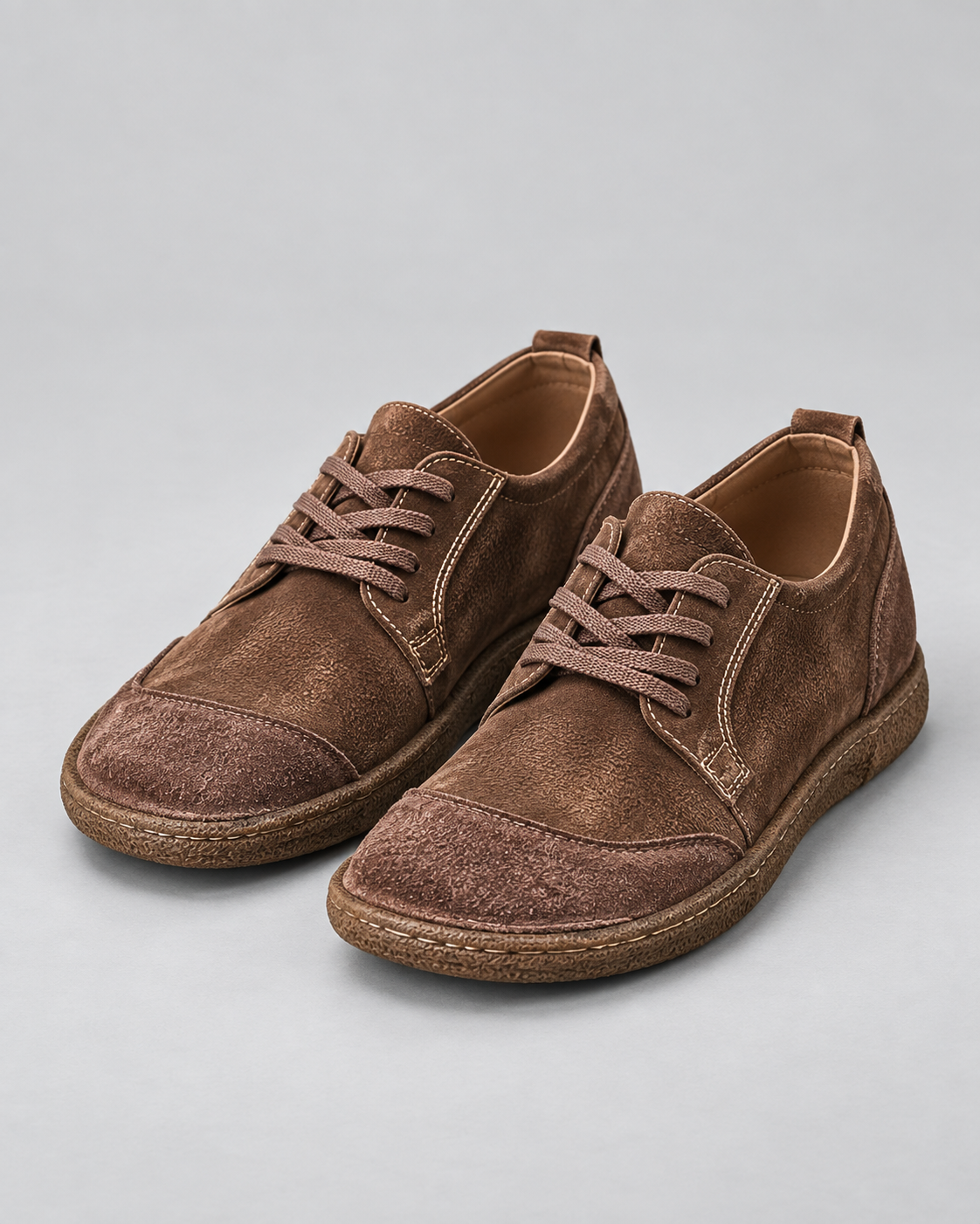 Men's Leather Orthopedic Walking Shoes with Support