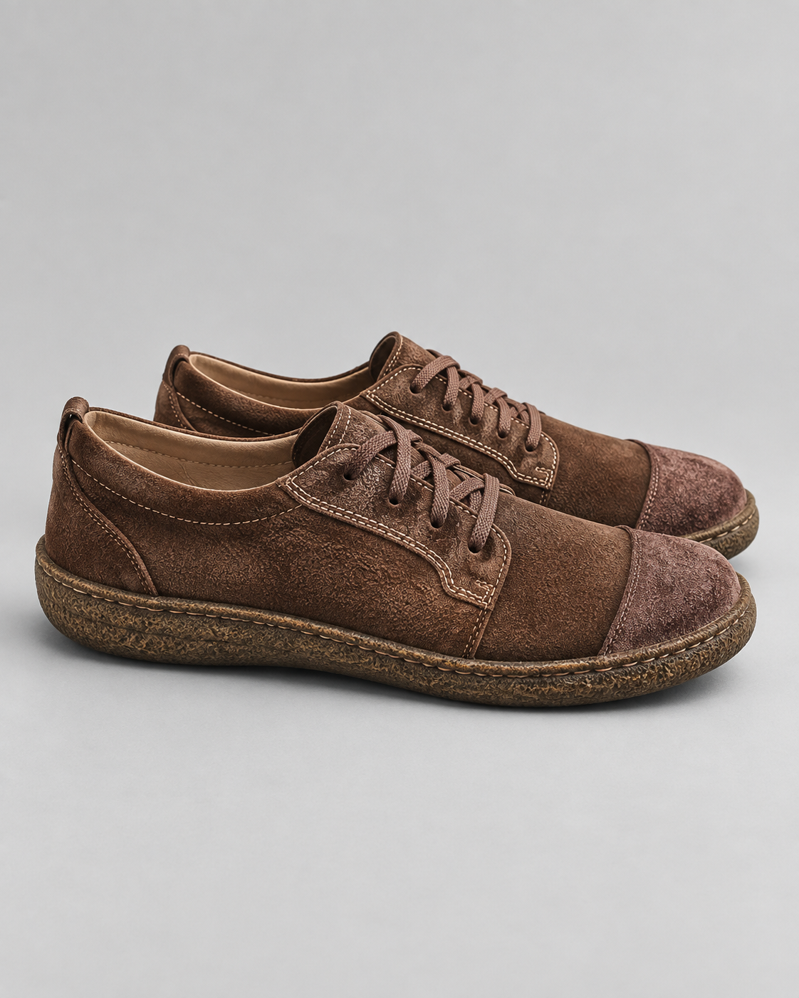 Men's Leather Orthopedic Walking Shoes with Support
