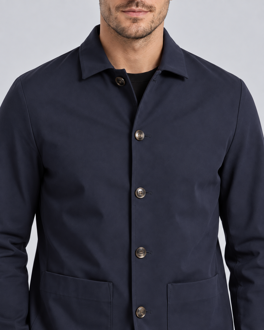 Men's Front Button-Up Blazer