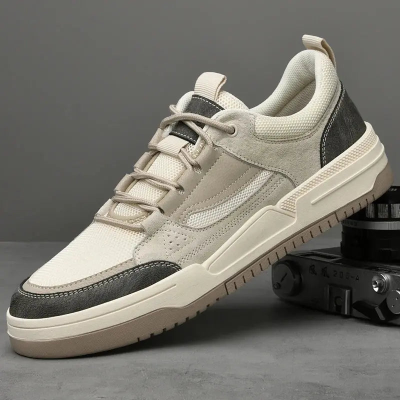 Suede Mesh Trainers Standard Fit Men
