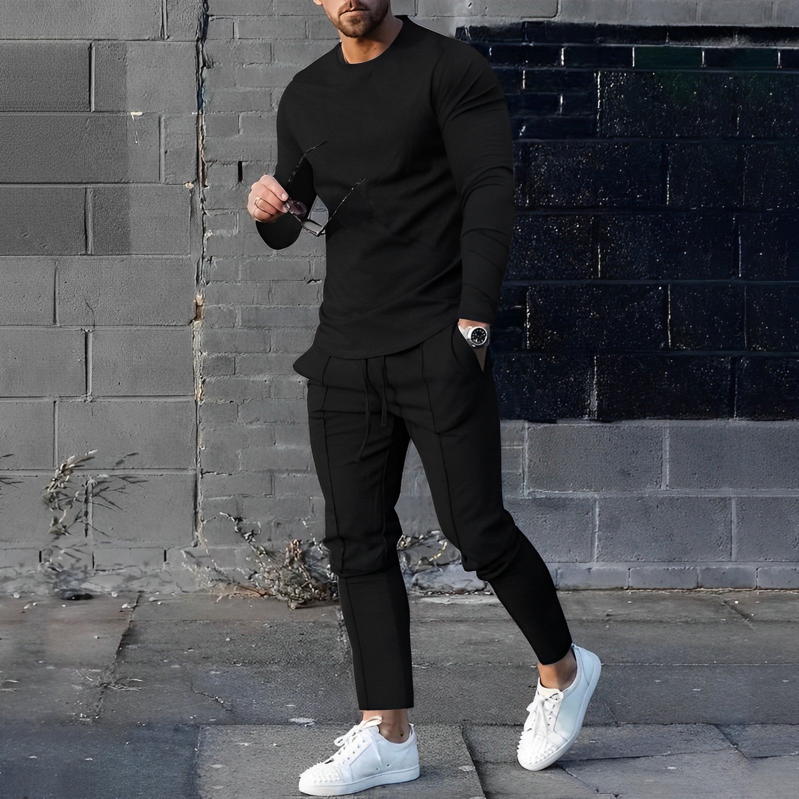 Cotton Jogger Set Regular Fit Men