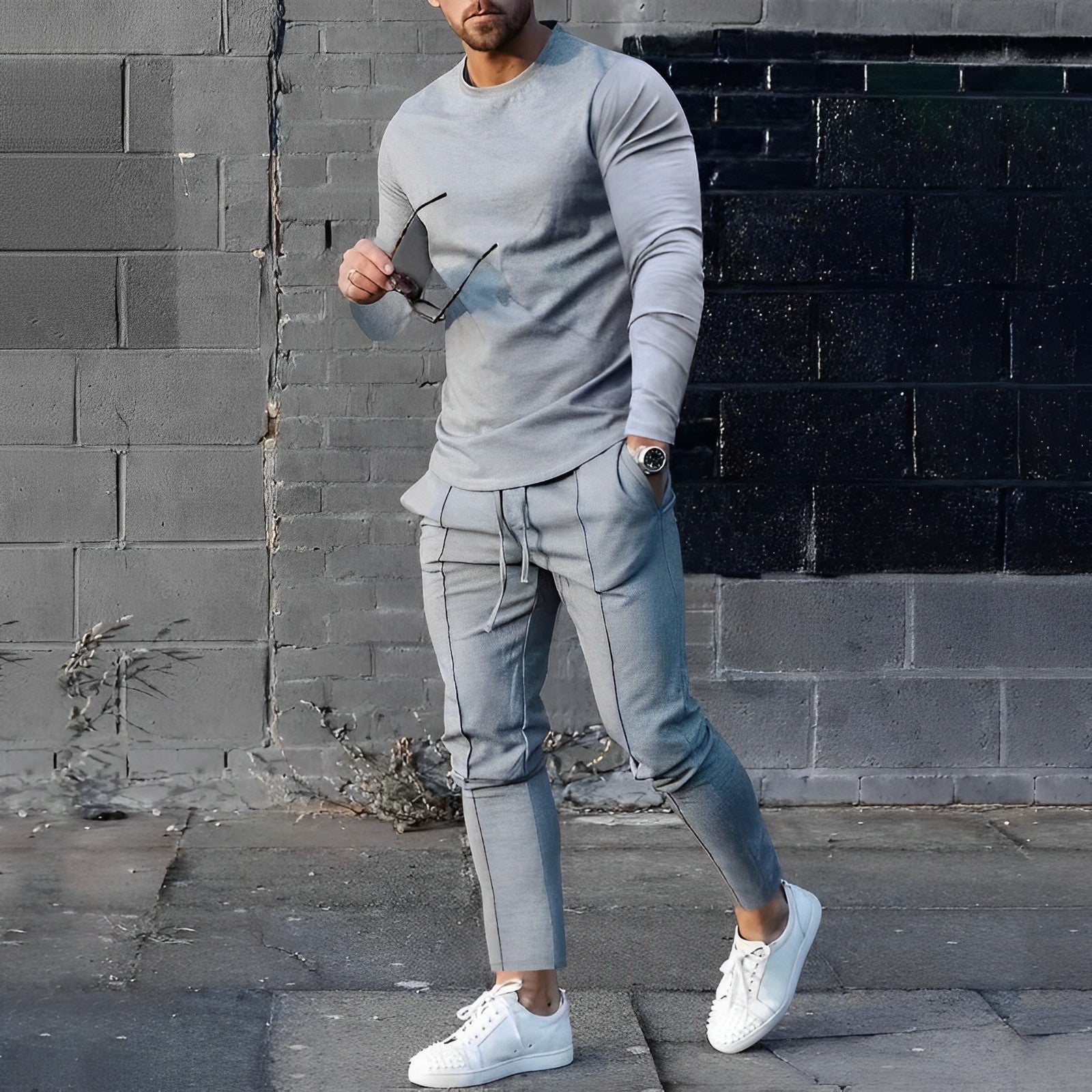Cotton Jogger Set Regular Fit Men