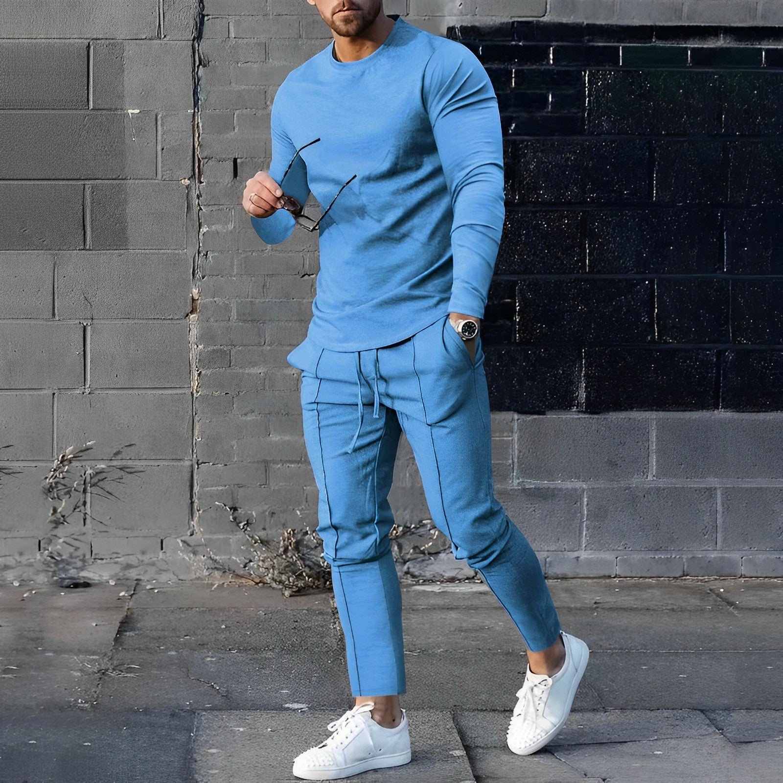 Cotton Jogger Set Regular Fit Men