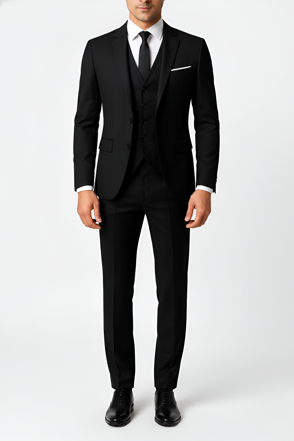 Men's Elegant Suit with Vest