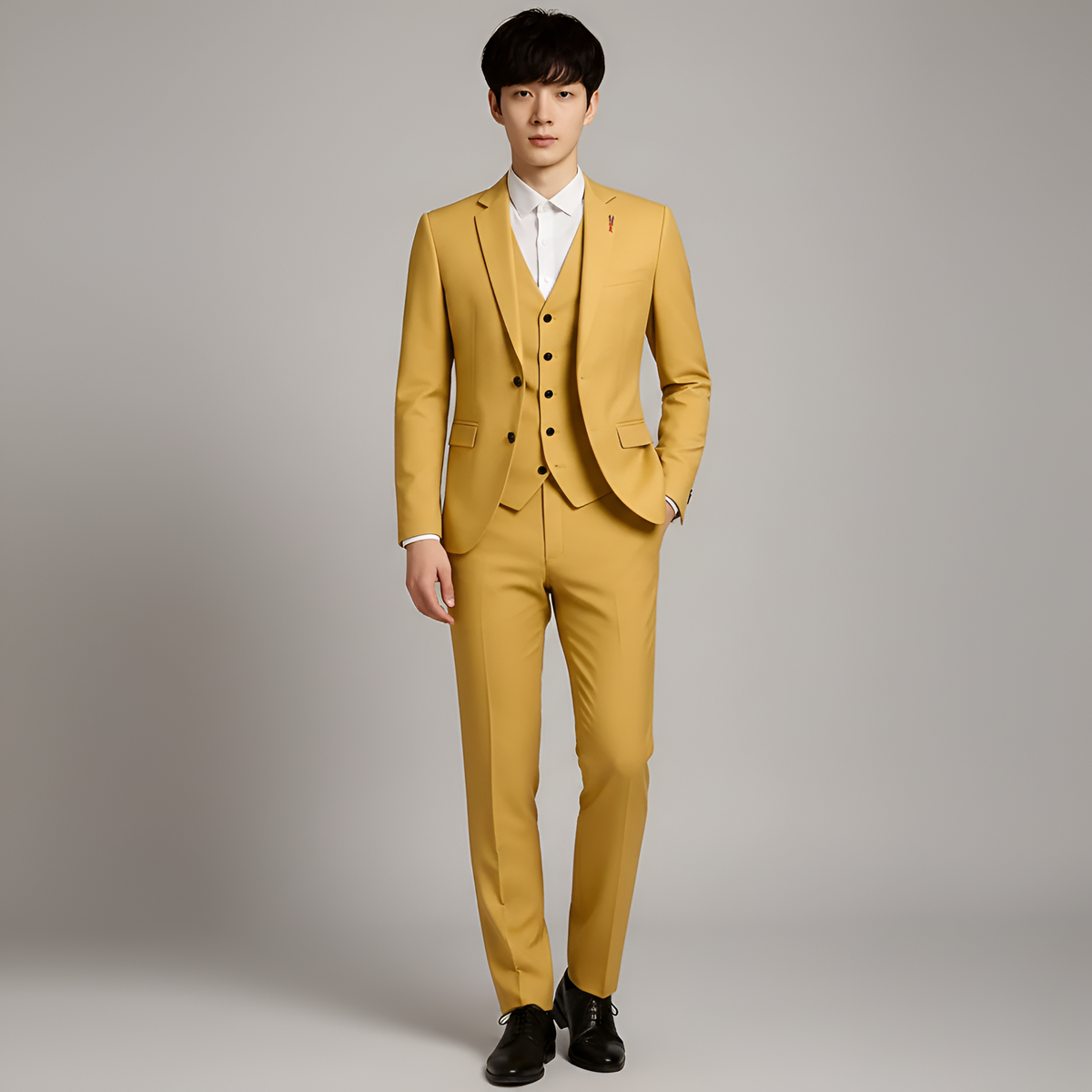 Men's Elegant Suit with Vest