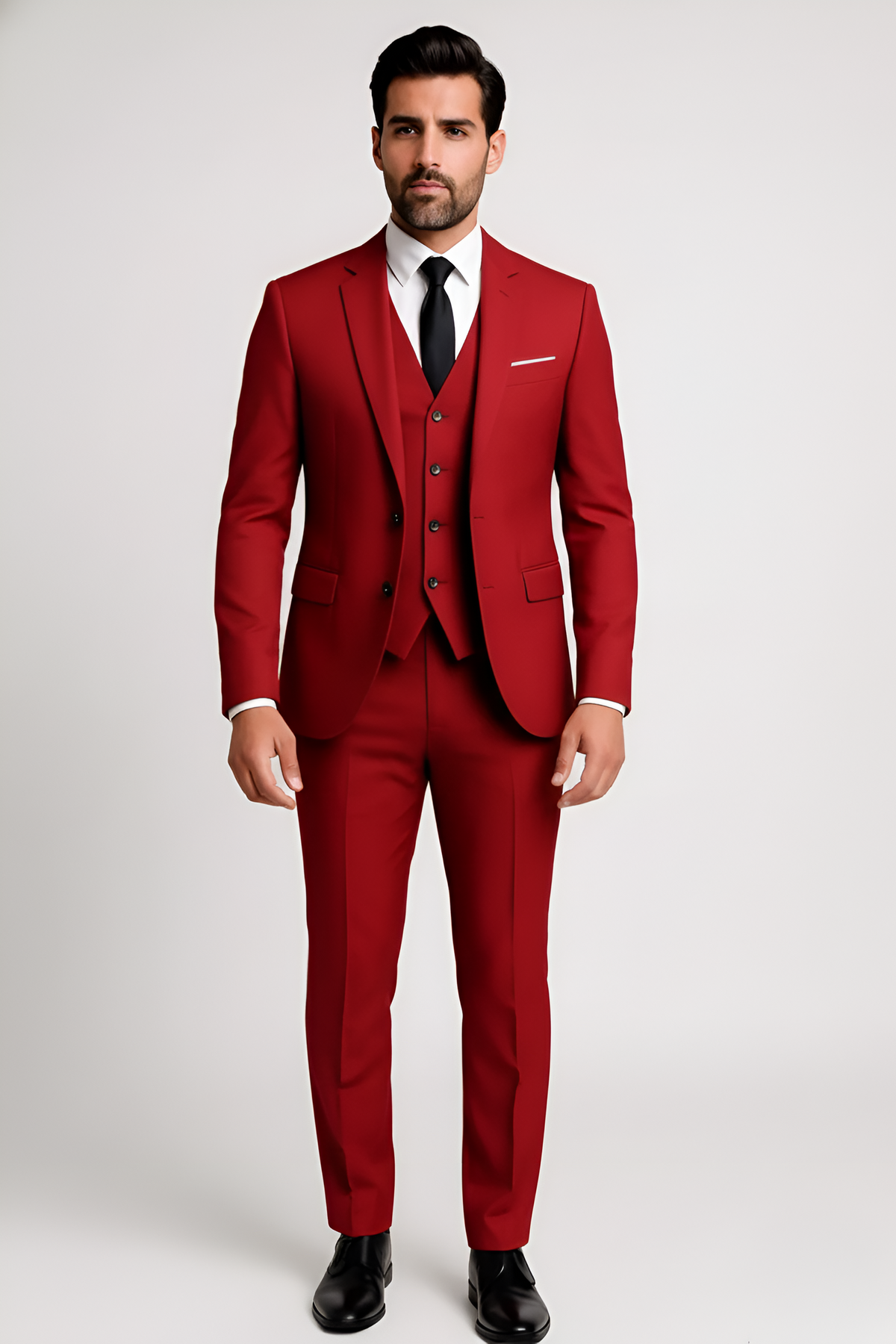 Men's Elegant Suit with Vest