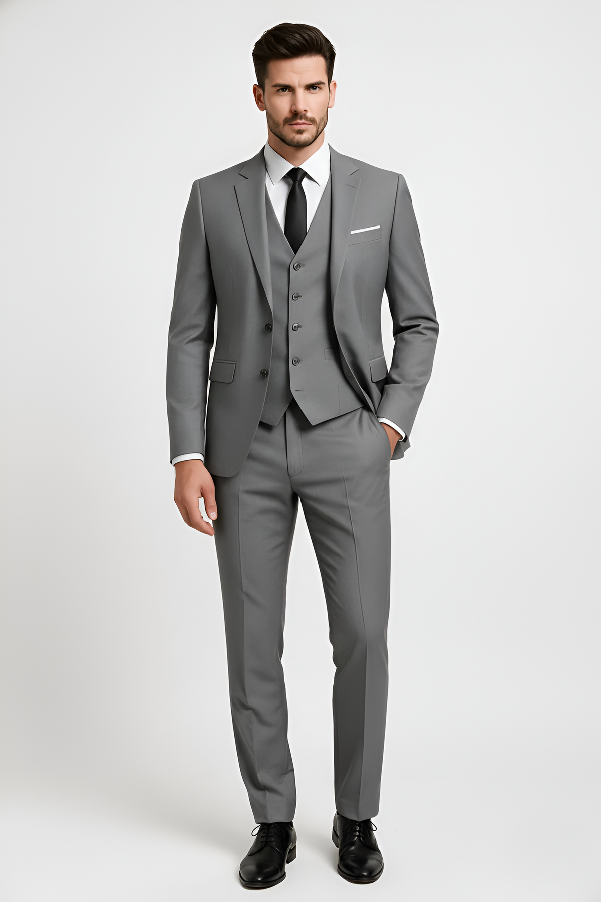 Men's Elegant Suit with Vest