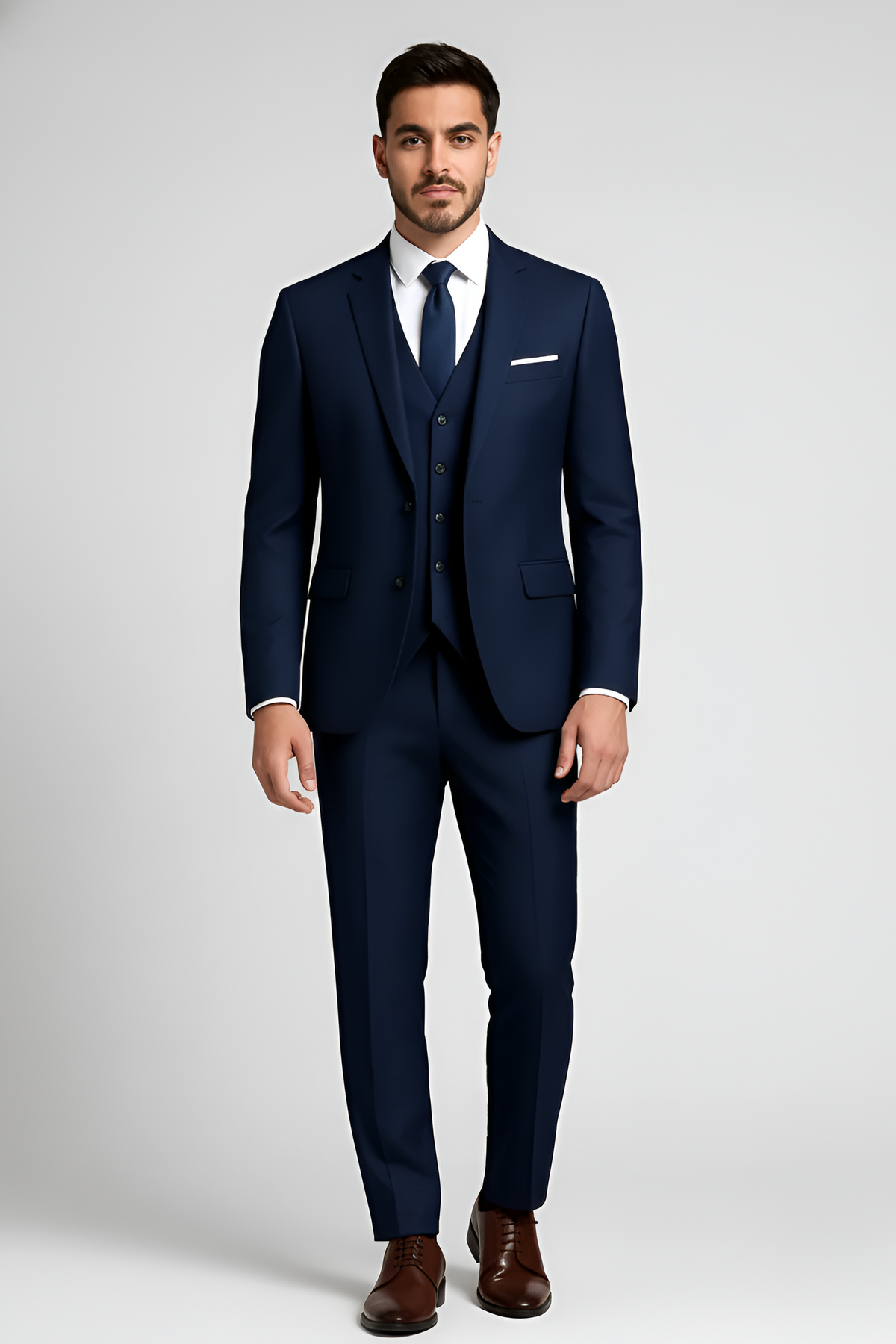 Men's Elegant Suit with Vest