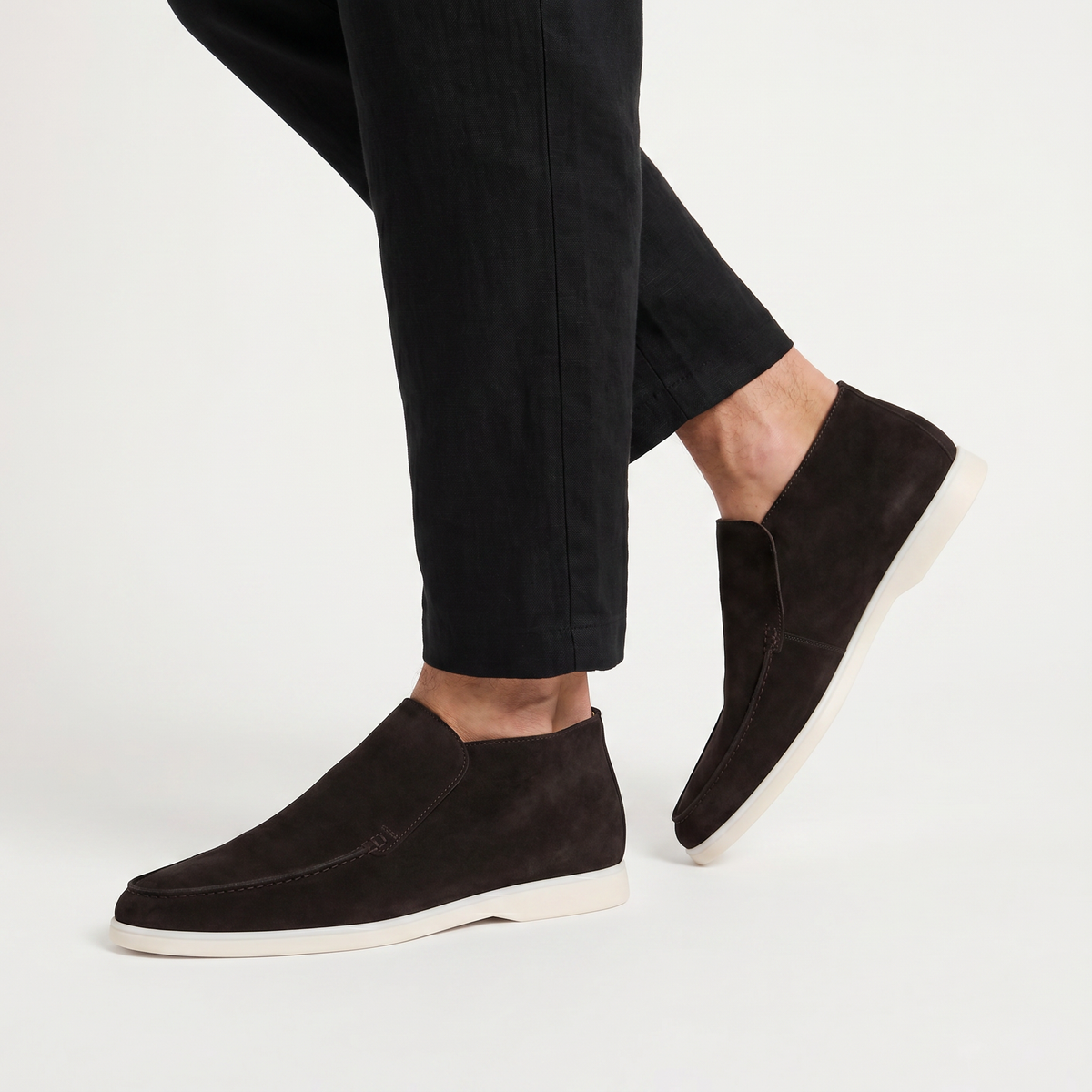 Men's Suede Slip-On Loafers