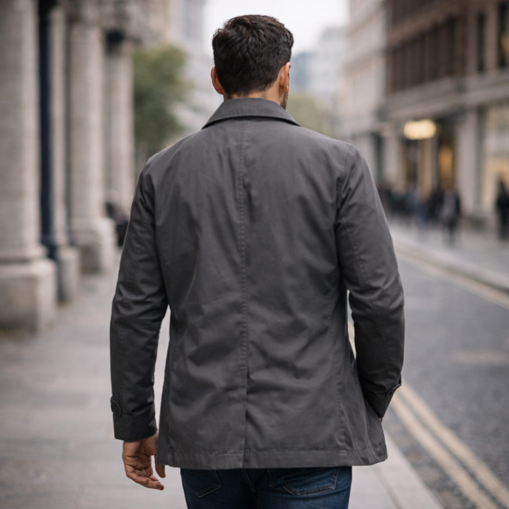 Weather-Resistant And Elegant Long Coat