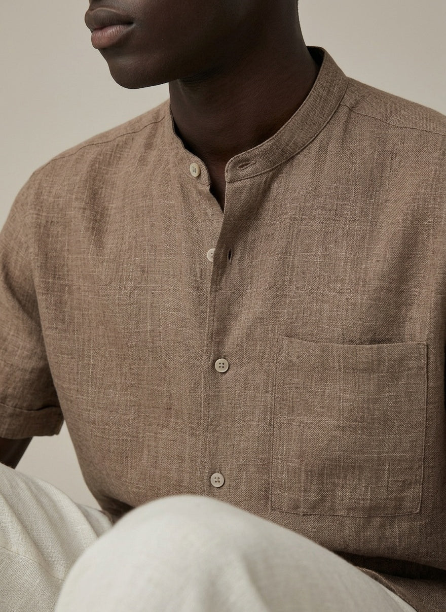 Detail shot of The Machu Picchu Shirt