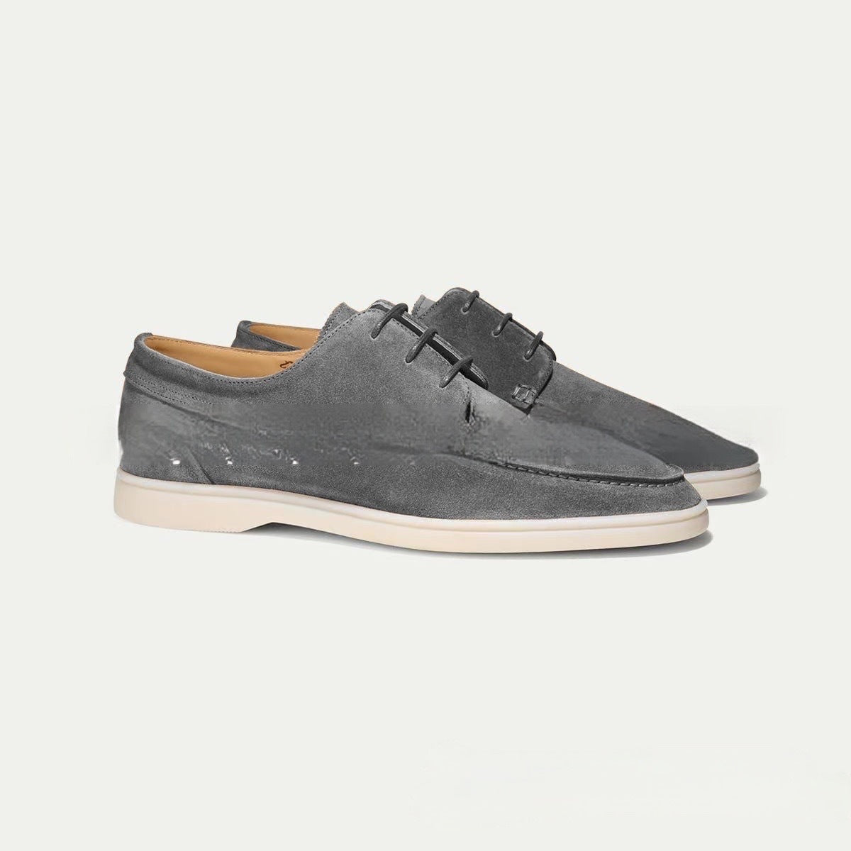 Men's Leather Lace-up Loafers