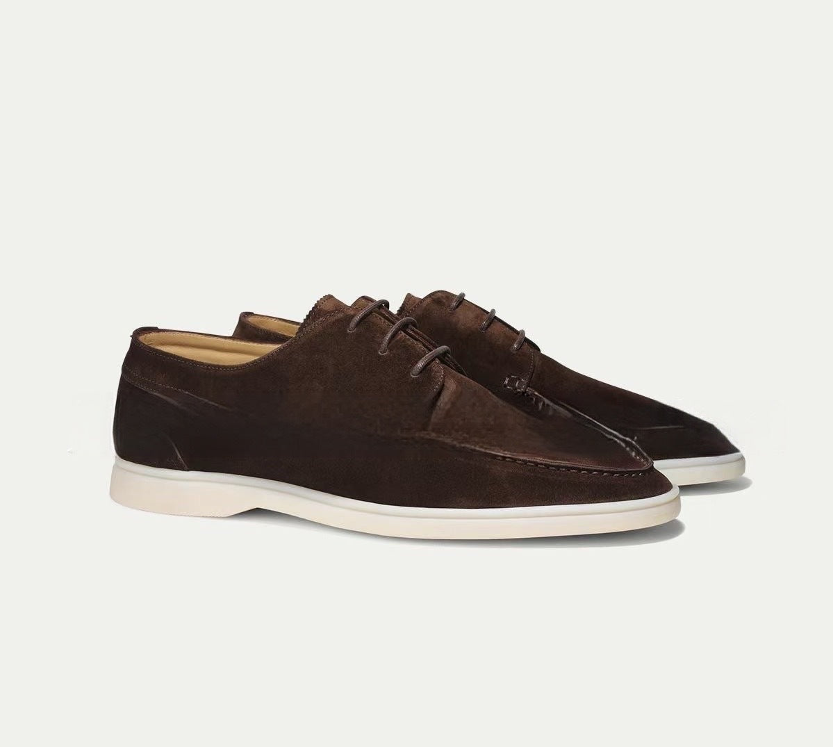 Men's Leather Lace-up Loafers