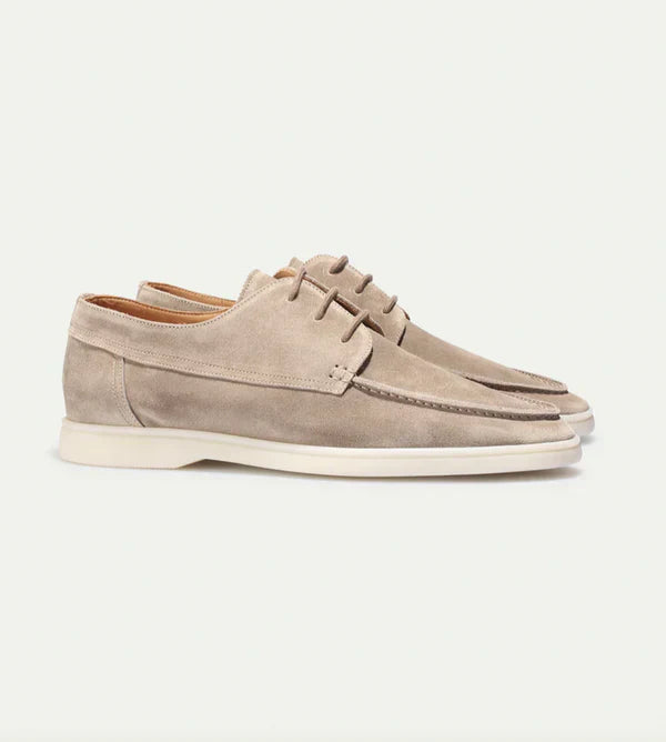 Men's Leather Lace-up Loafers
