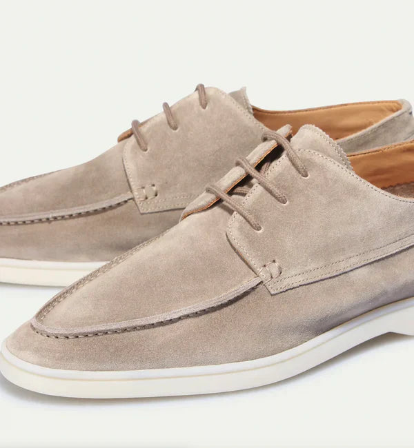 Men's Leather Lace-up Loafers