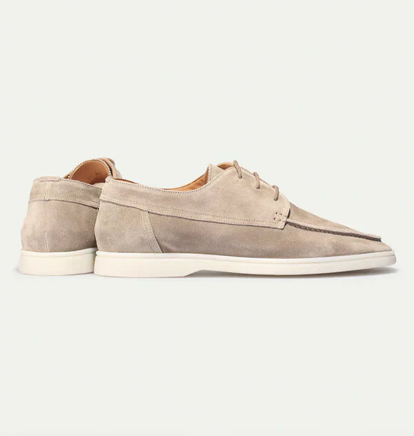 Men's Leather Lace-up Loafers