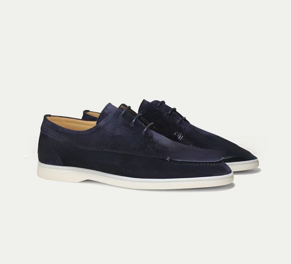 Men's Leather Lace-up Loafers