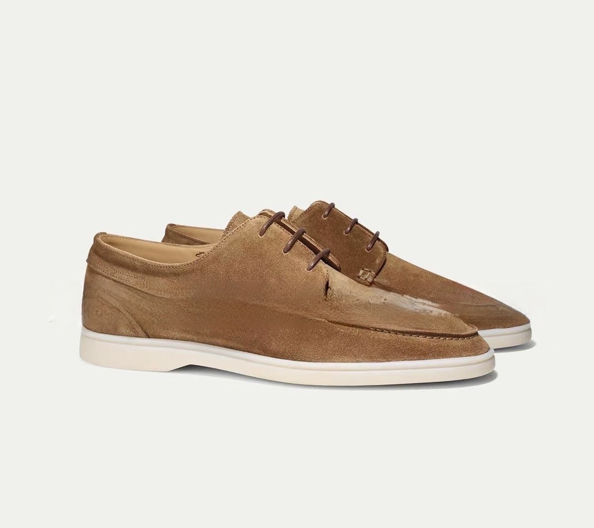 Men's Leather Lace-up Loafers