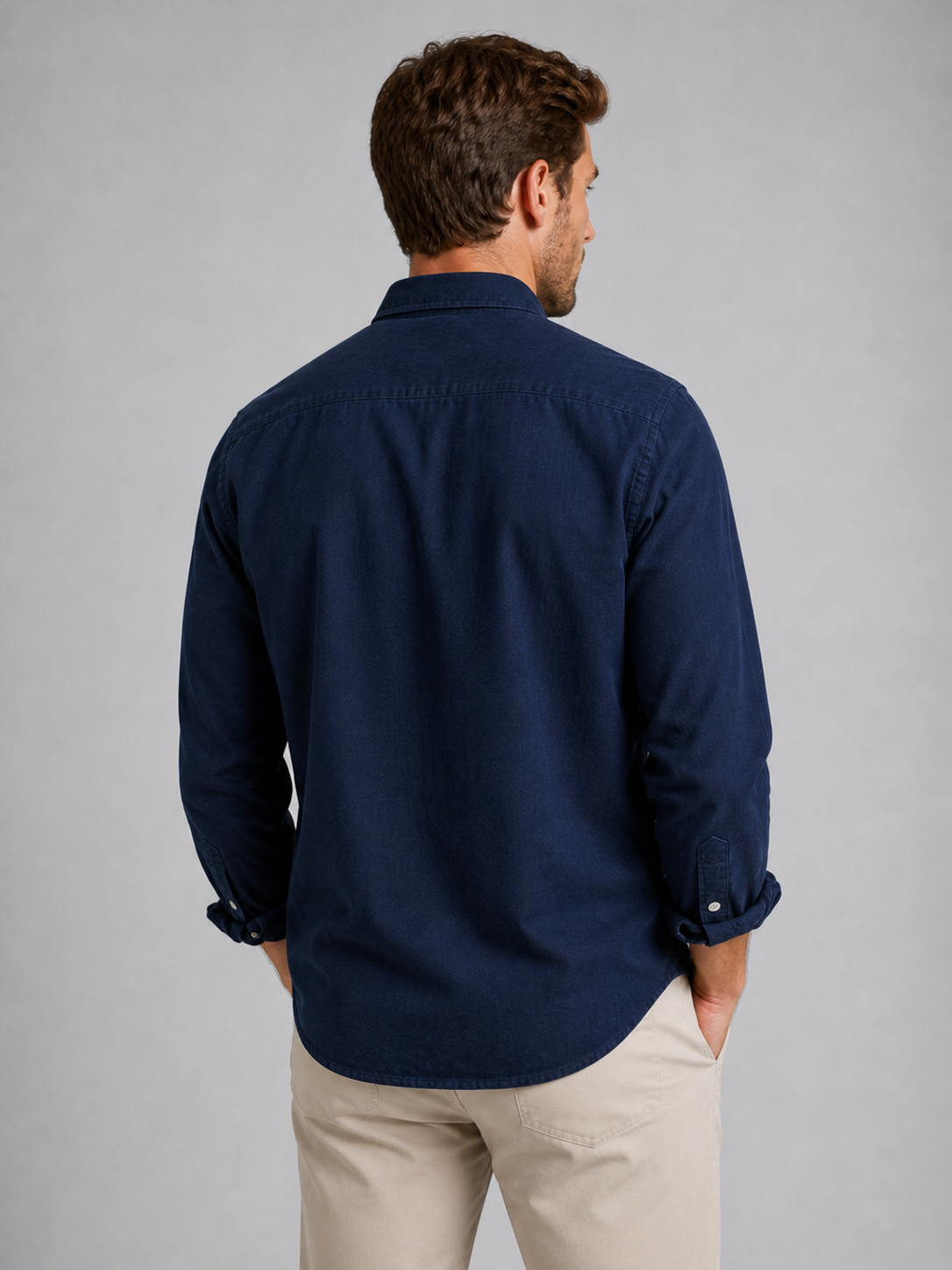 Men’s Casual Button-Down Shirt