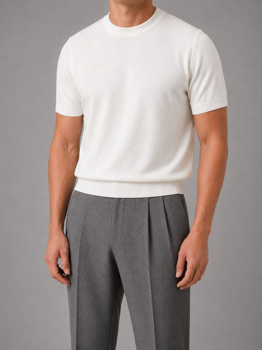 Men’s Short Sleeve Knit T-Shirt