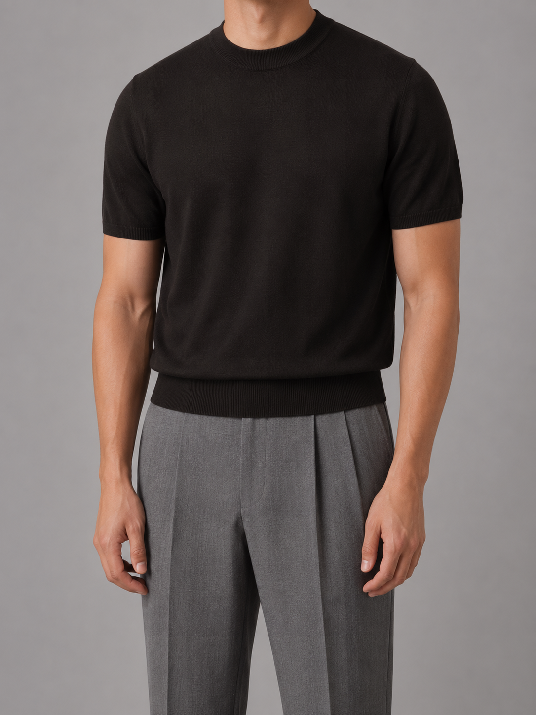 Men’s Short Sleeve Knit T-Shirt