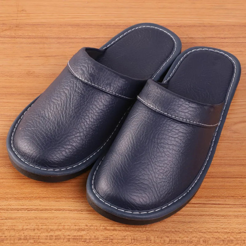 Men's Leather Slippers