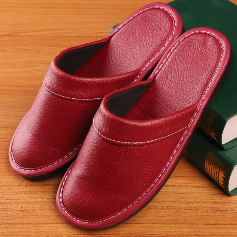 Men's Leather Slippers