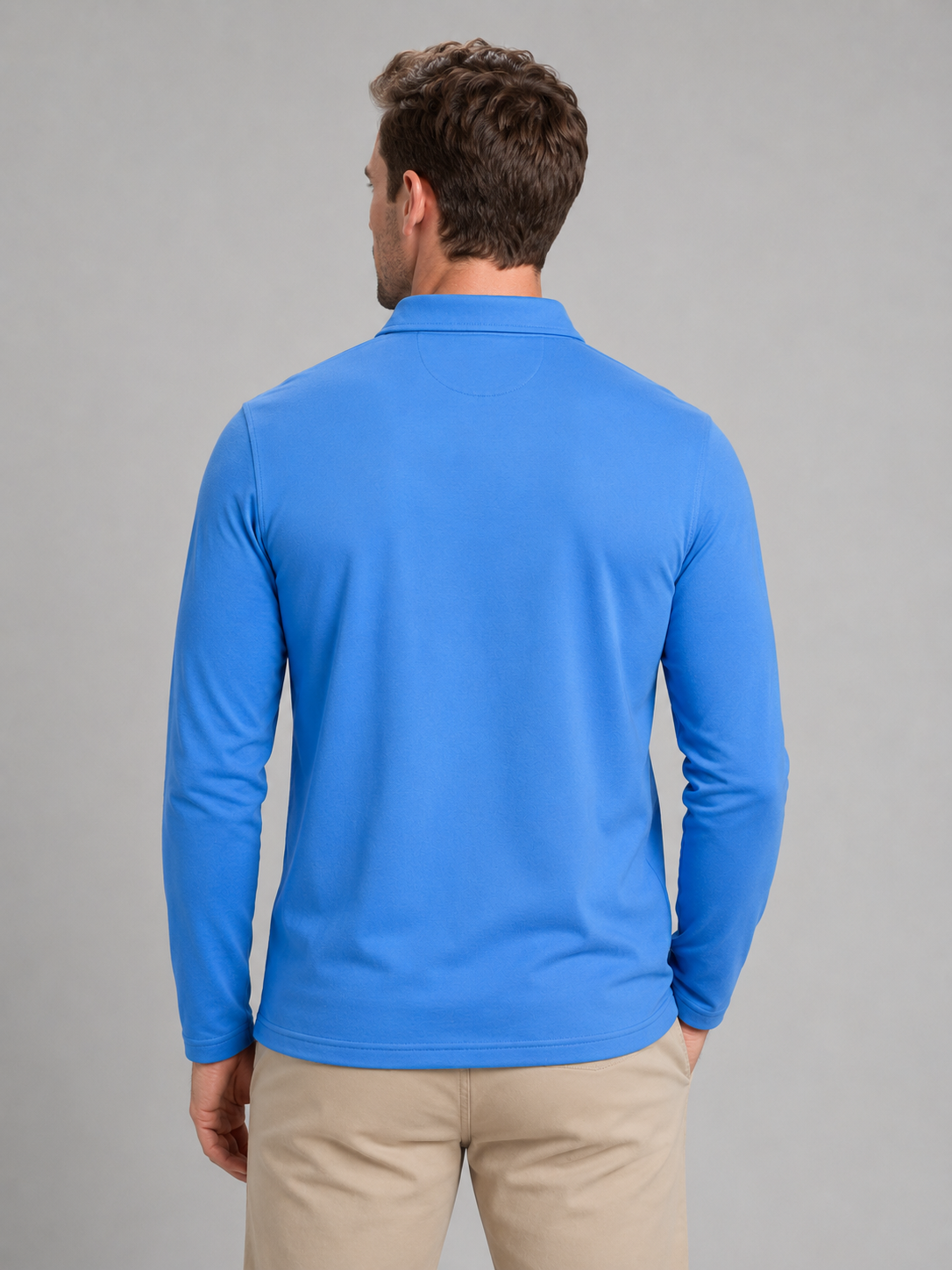Men’s Long Sleeve Polo Shirt