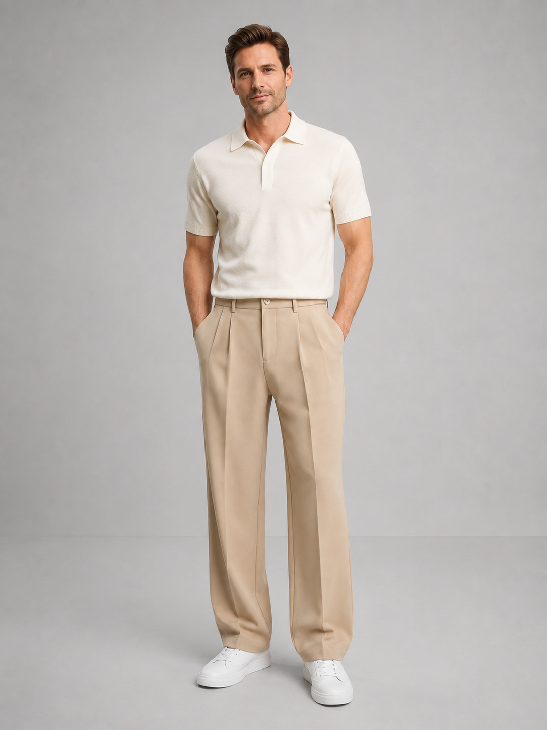 Men’s Tailored Straight Leg Trousers