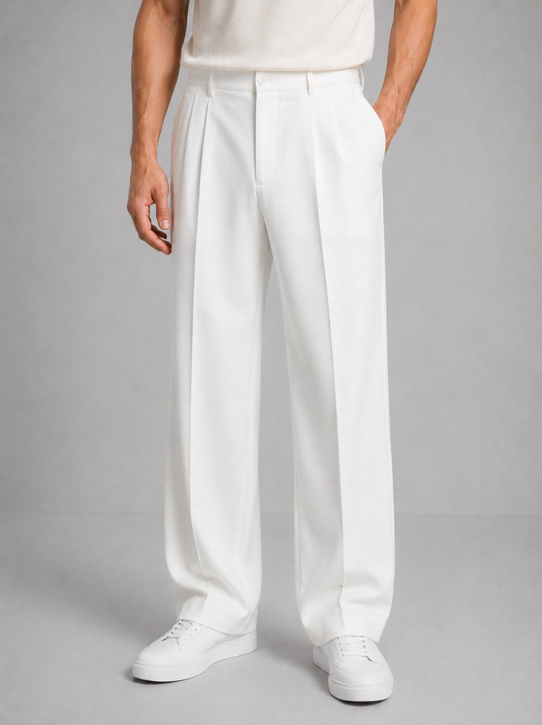 Men’s Tailored Straight Leg Trousers
