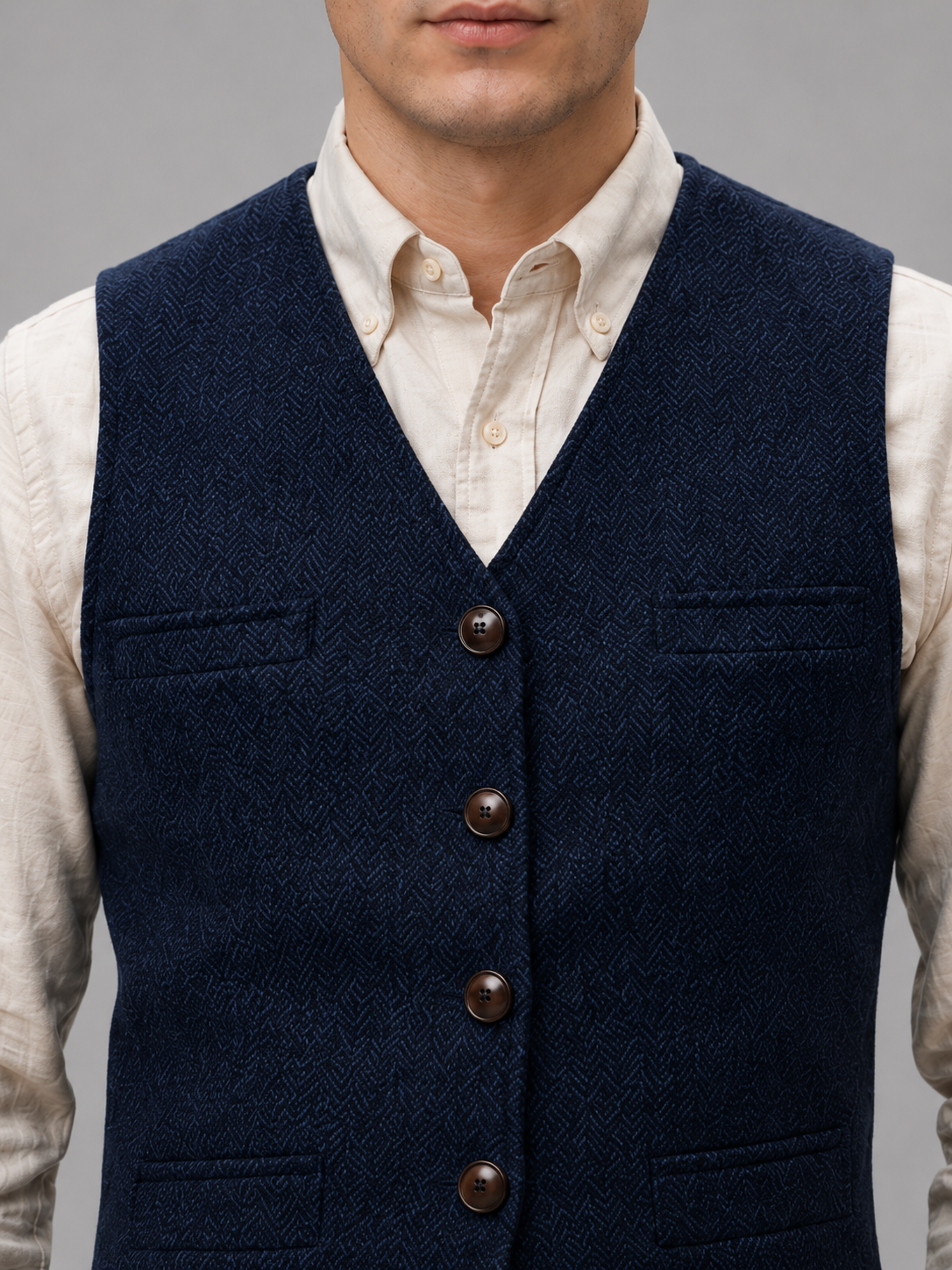 Men’s Tweed Waistcoat