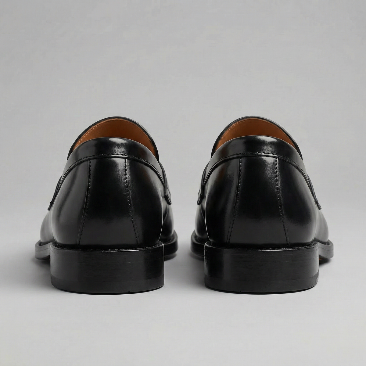 Men's Leather-Look Penny Loafers